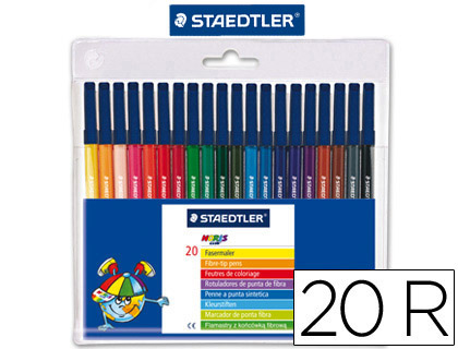 20 rotuladores Staedtler Noris Club